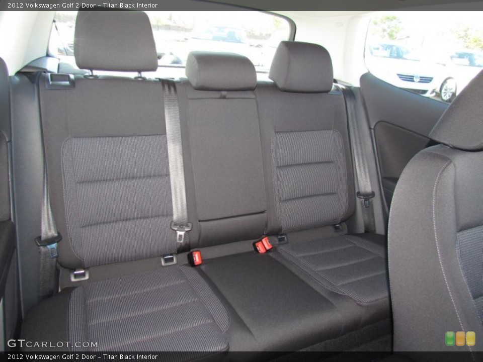 Titan Black Interior Photo for the 2012 Volkswagen Golf 2 Door #58850587