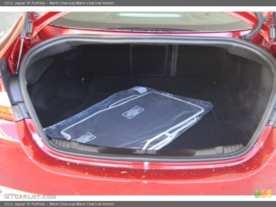 Warm Charcoal/Warm Charcoal Interior Trunk for the 2012 Jaguar XF Portfolio #58851212