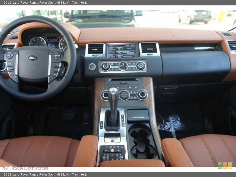 Tan Interior Dashboard for the 2012 Land Rover Range Rover Sport HSE LUX #58851448