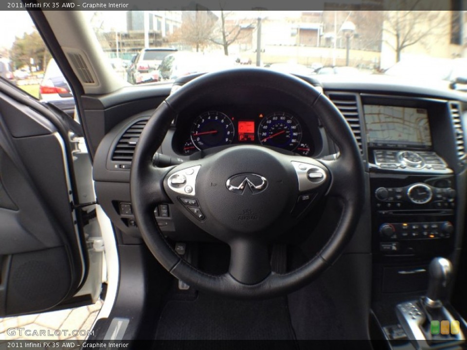 Graphite Interior Steering Wheel for the 2011 Infiniti FX 35 AWD #58851667