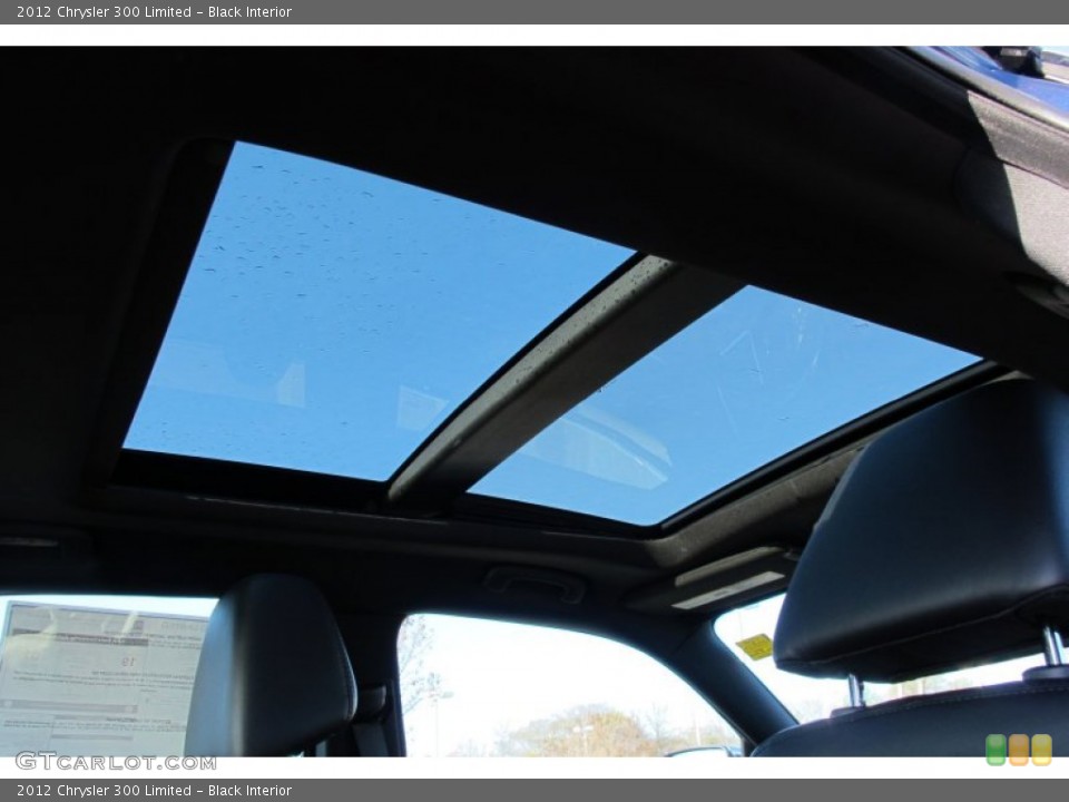 Black Interior Sunroof for the 2012 Chrysler 300 Limited #58854055