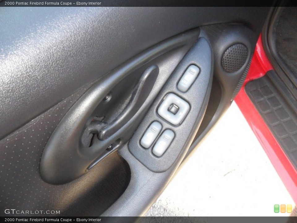 Ebony Interior Controls for the 2000 Pontiac Firebird Formula Coupe #58855951