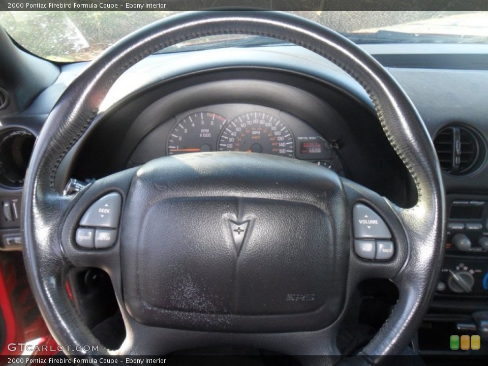 Ebony Interior Steering Wheel for the 2000 Pontiac Firebird Formula Coupe #58855969