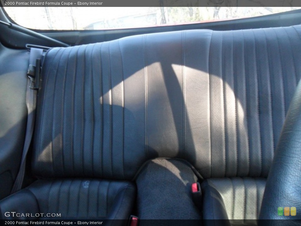 Ebony Interior Photo for the 2000 Pontiac Firebird Formula Coupe #58856008