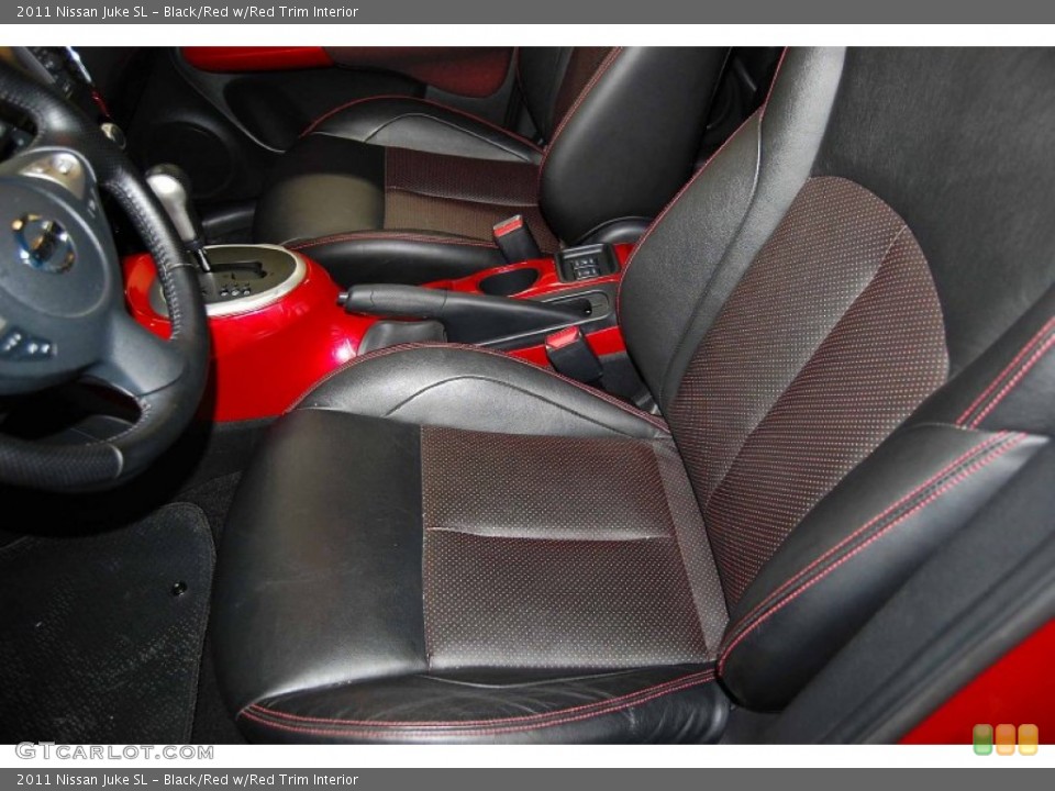 Black/Red w/Red Trim Interior Photo for the 2011 Nissan Juke SL #58856047