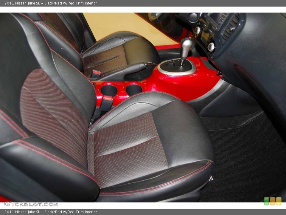 Black/Red w/Red Trim Interior Photo for the 2011 Nissan Juke SL #58856132