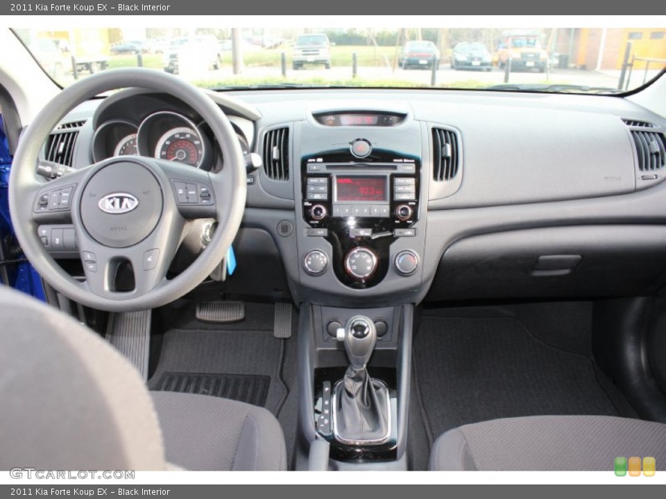 Black Interior Dashboard for the 2011 Kia Forte Koup EX #58857146