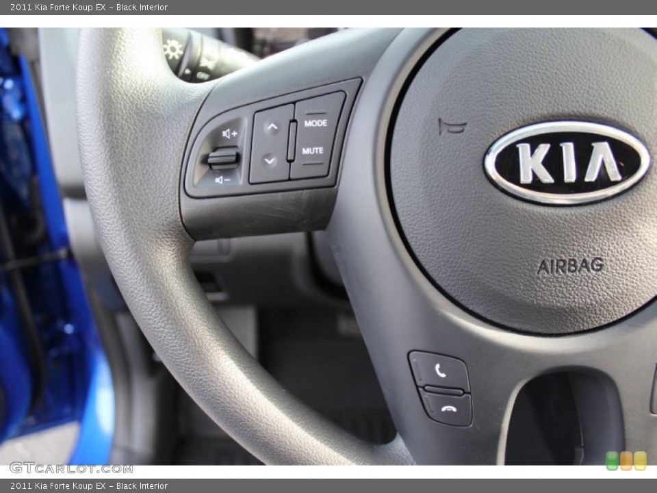 Black Interior Controls for the 2011 Kia Forte Koup EX #58857166
