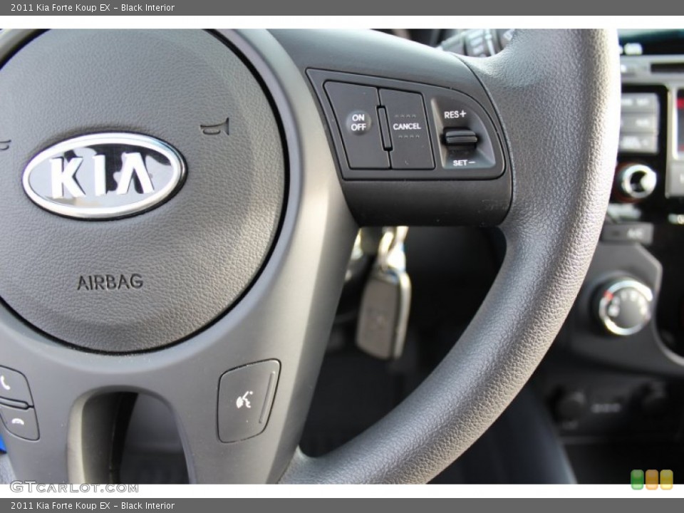 Black Interior Controls for the 2011 Kia Forte Koup EX #58857175