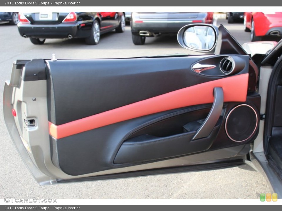 Paprika Interior Door Panel for the 2011 Lotus Evora S Coupe #58857682