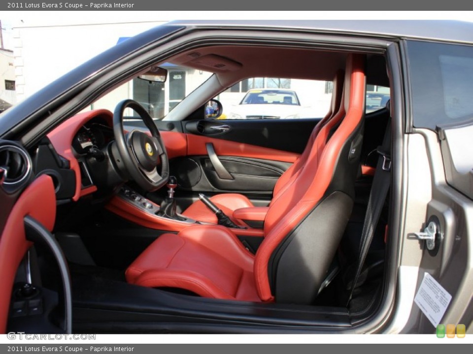 Paprika Interior Photo for the 2011 Lotus Evora S Coupe #58857700