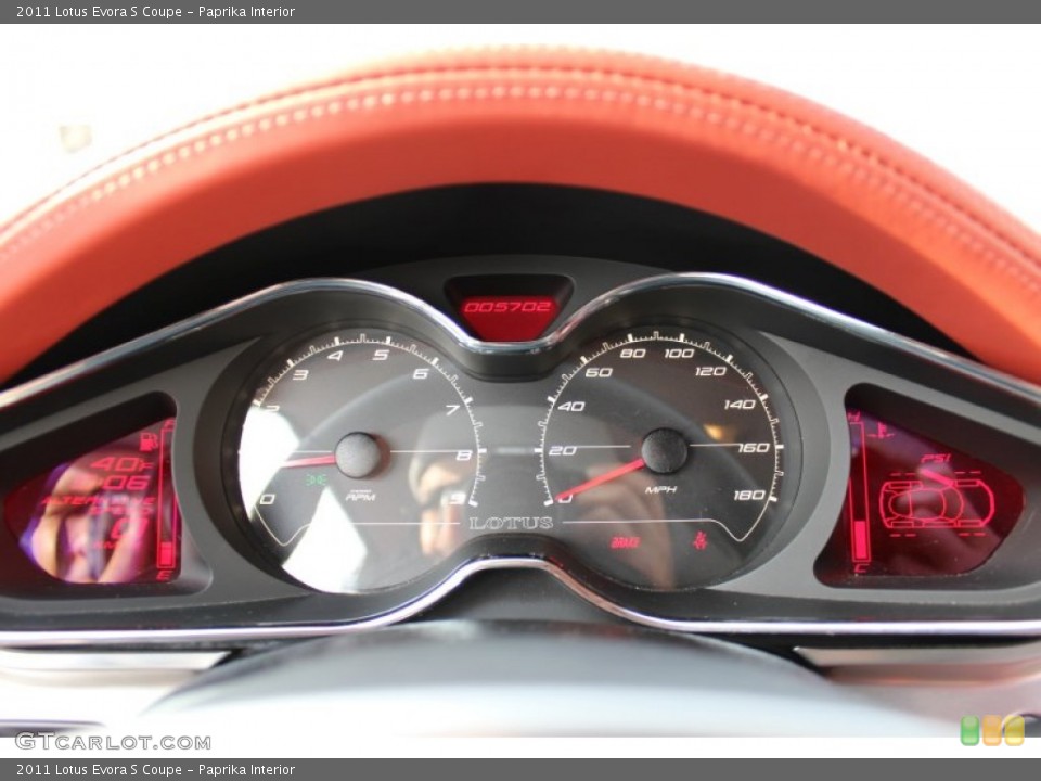 Paprika Interior Gauges for the 2011 Lotus Evora S Coupe #58857755
