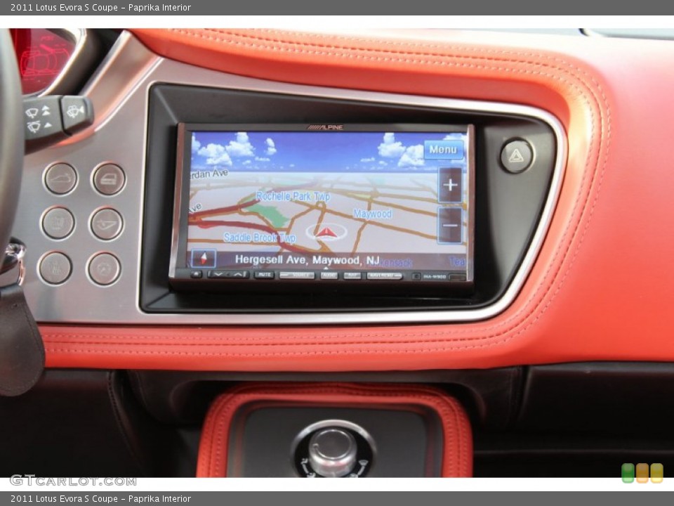 Paprika Interior Navigation for the 2011 Lotus Evora S Coupe #58857766