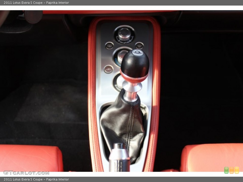 Paprika Interior Transmission for the 2011 Lotus Evora S Coupe #58857775