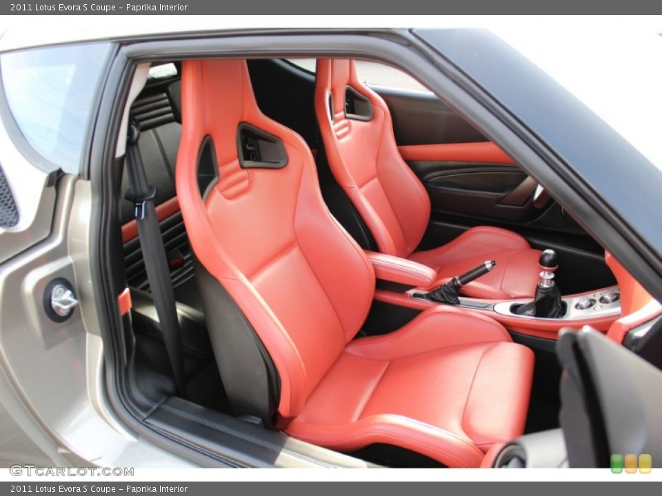 Paprika Interior Photo for the 2011 Lotus Evora S Coupe #58857847