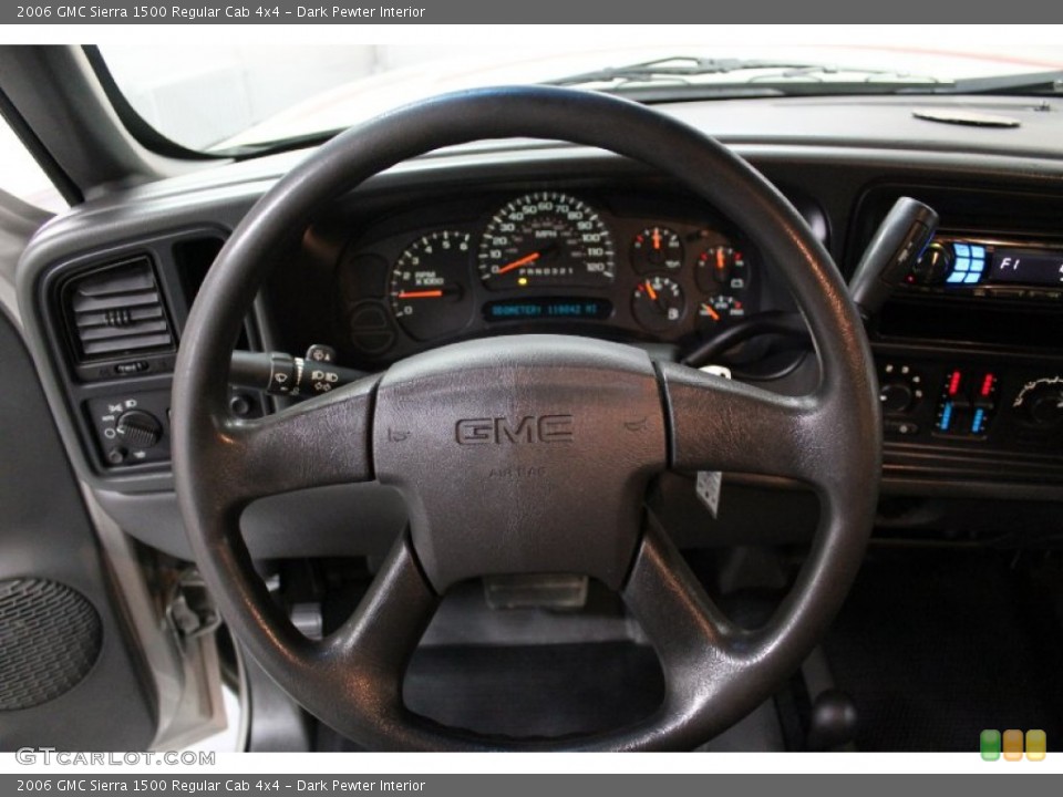 Dark Pewter Interior Steering Wheel for the 2006 GMC Sierra 1500 Regular Cab 4x4 #58858000