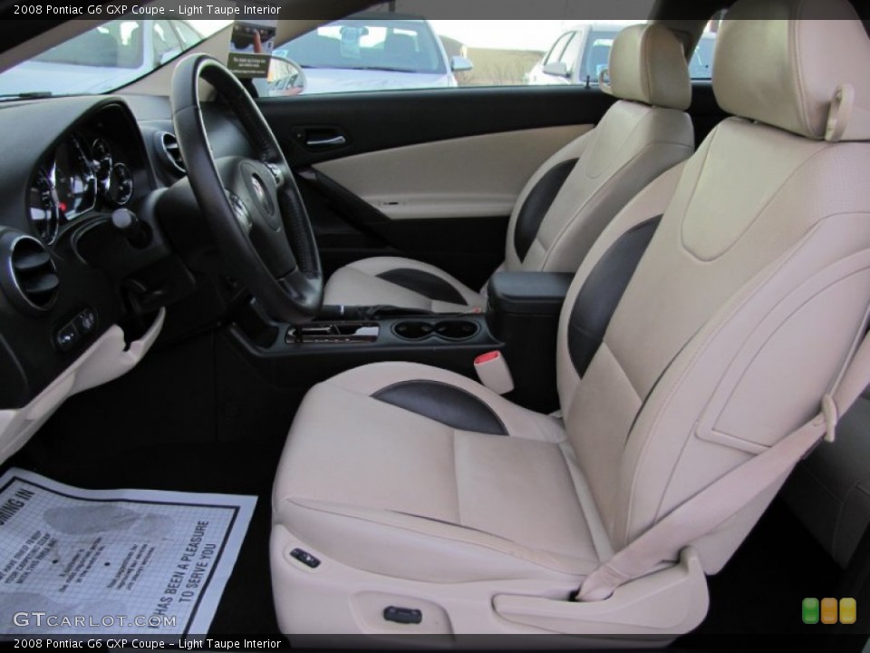 Light Taupe Interior Photo for the 2008 Pontiac G6 GXP Coupe #58858216