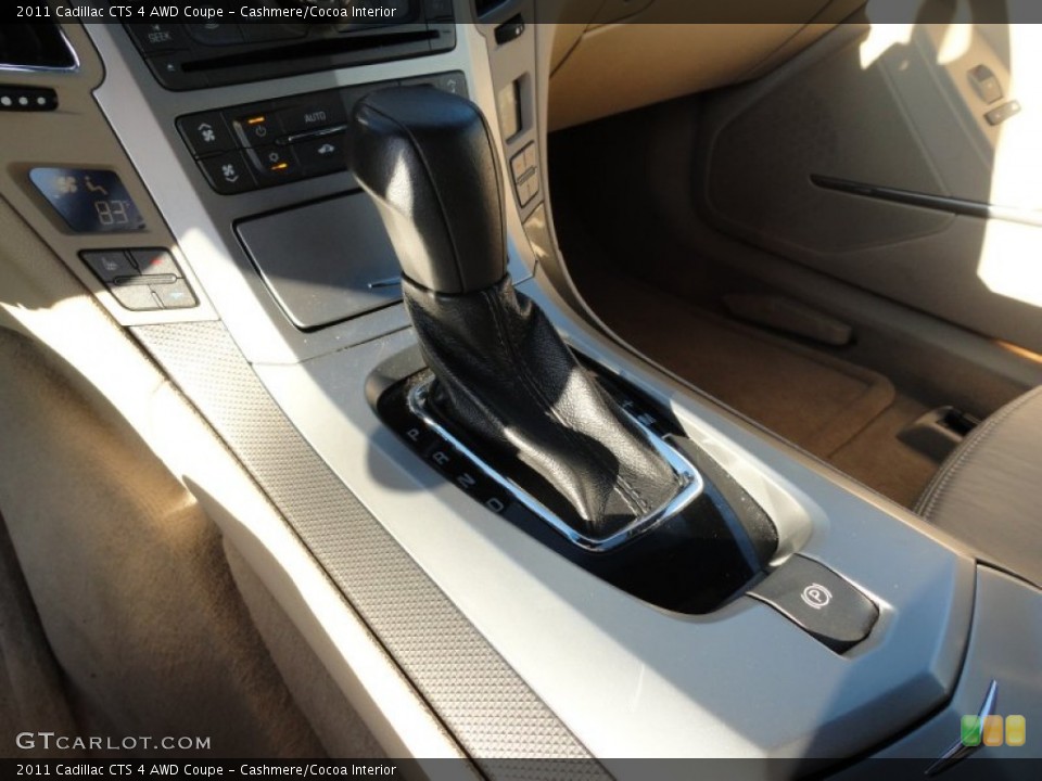 Cashmere/Cocoa Interior Transmission for the 2011 Cadillac CTS 4 AWD Coupe #58859536