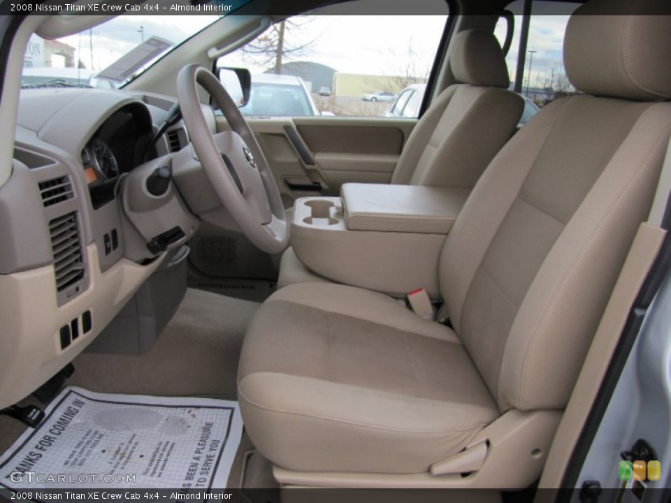 Almond Interior Photo for the 2008 Nissan Titan XE Crew Cab 4x4 #58860175