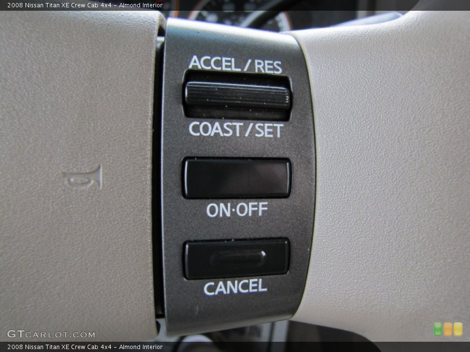 Almond Interior Controls for the 2008 Nissan Titan XE Crew Cab 4x4 #58860208