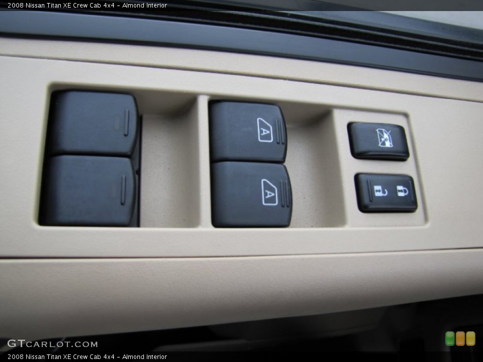 Almond Interior Controls for the 2008 Nissan Titan XE Crew Cab 4x4 #58860217