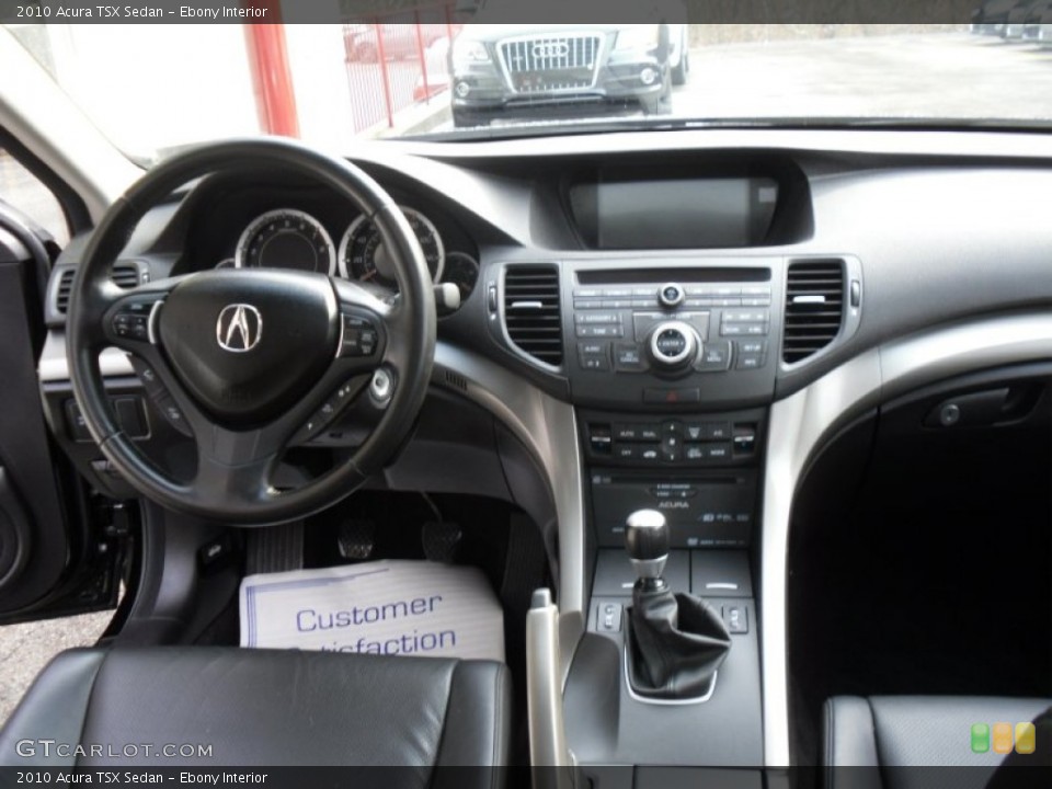 Ebony Interior Dashboard for the 2010 Acura TSX Sedan #58860375
