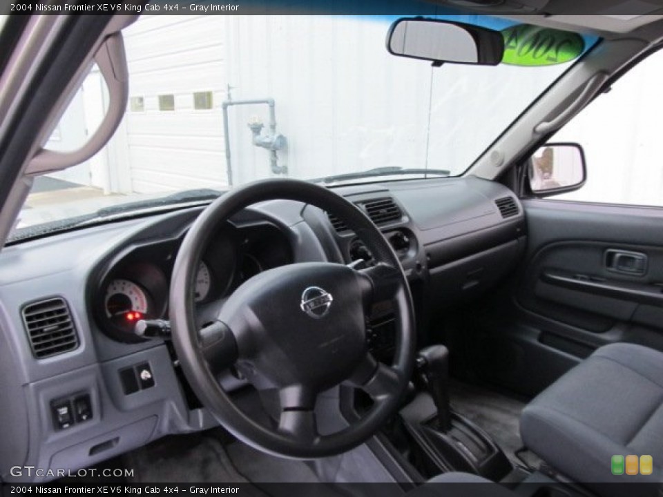 Gray Interior Dashboard for the 2004 Nissan Frontier XE V6 King Cab 4x4 #58860823