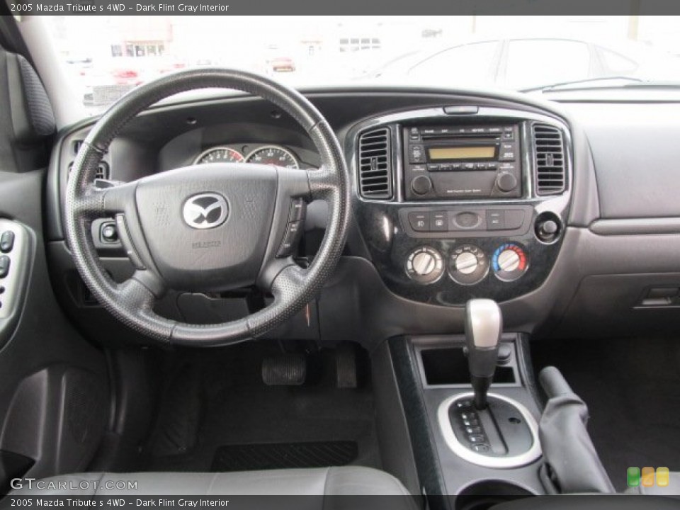 Dark Flint Gray Interior Dashboard for the 2005 Mazda Tribute s 4WD #58861543