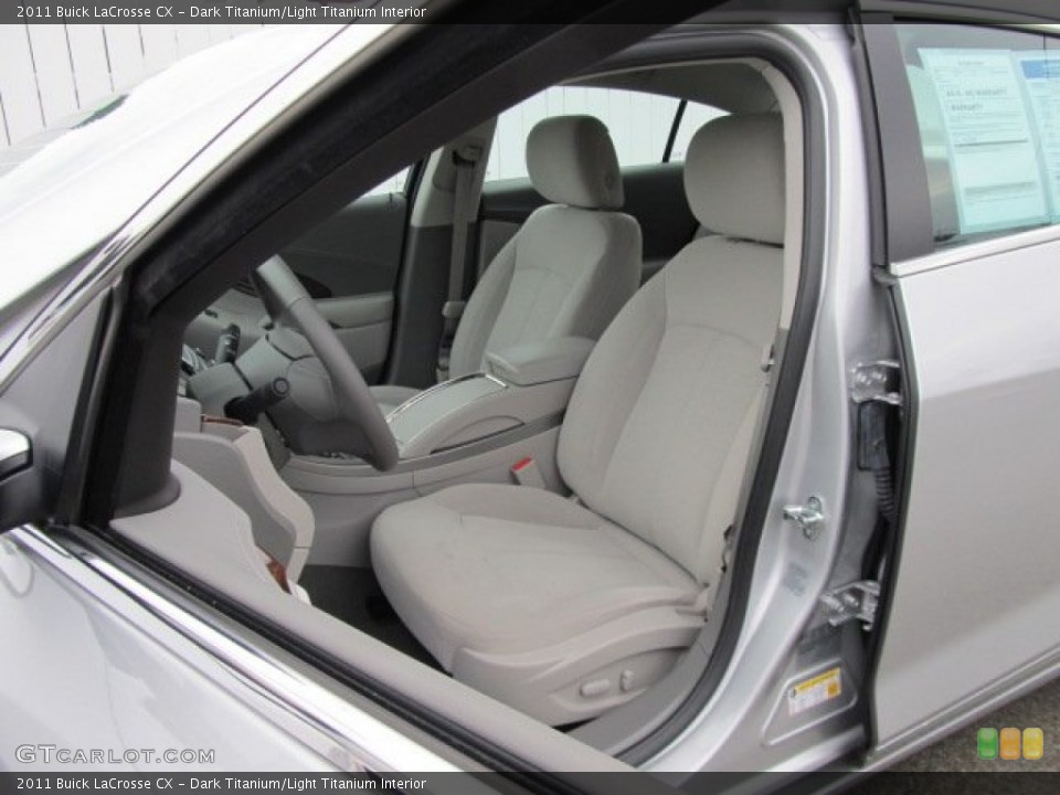 Dark Titanium/Light Titanium Interior Photo for the 2011 Buick LaCrosse CX #58862077