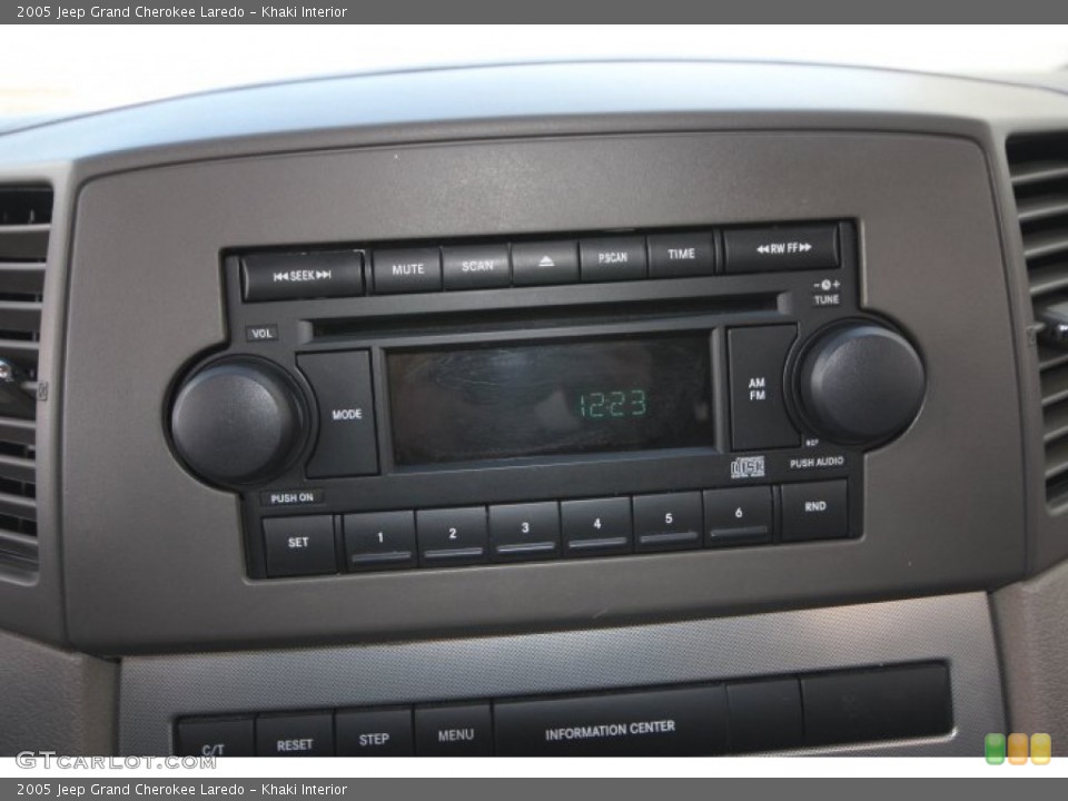 Khaki Interior Audio System for the 2005 Jeep Grand Cherokee Laredo #58863895