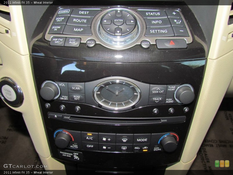 Wheat Interior Controls for the 2011 Infiniti FX 35 #58864498