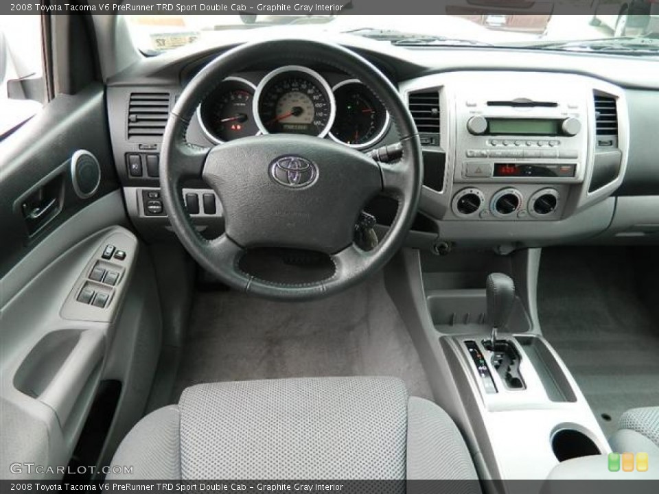Graphite Gray Interior Dashboard for the 2008 Toyota Tacoma V6 PreRunner TRD Sport Double Cab #58865245