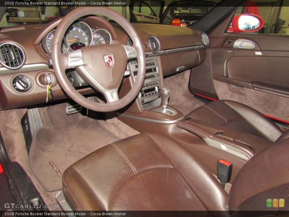 Cocoa Brown Interior Photo for the 2008 Porsche Boxster  #58866010