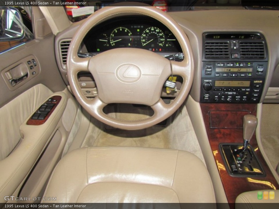Tan Leather Interior Dashboard for the 1995 Lexus LS 400 Sedan #58866553