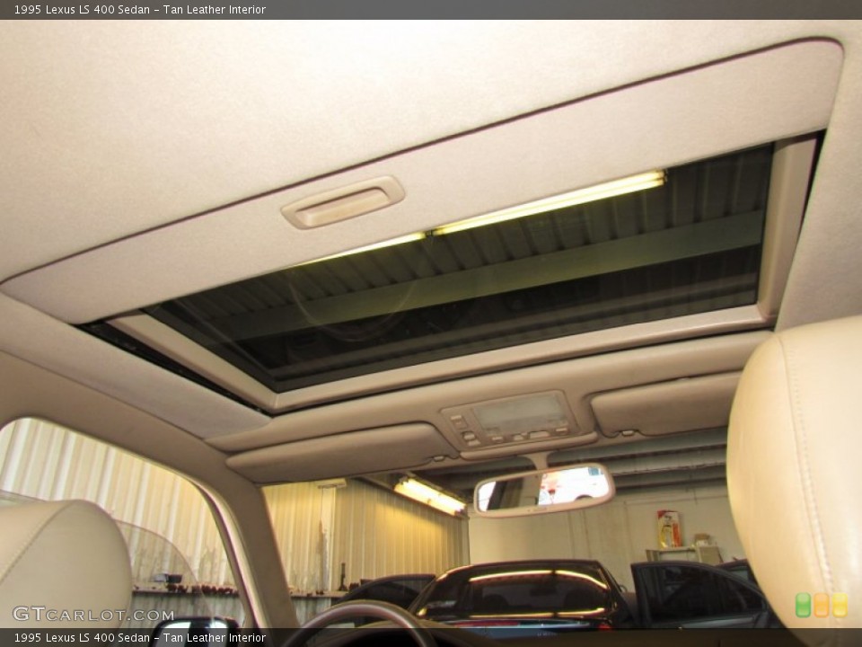 Tan Leather Interior Sunroof for the 1995 Lexus LS 400 Sedan #58866574