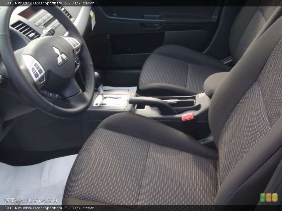 Black Interior Photo for the 2011 Mitsubishi Lancer Sportback ES #58869591