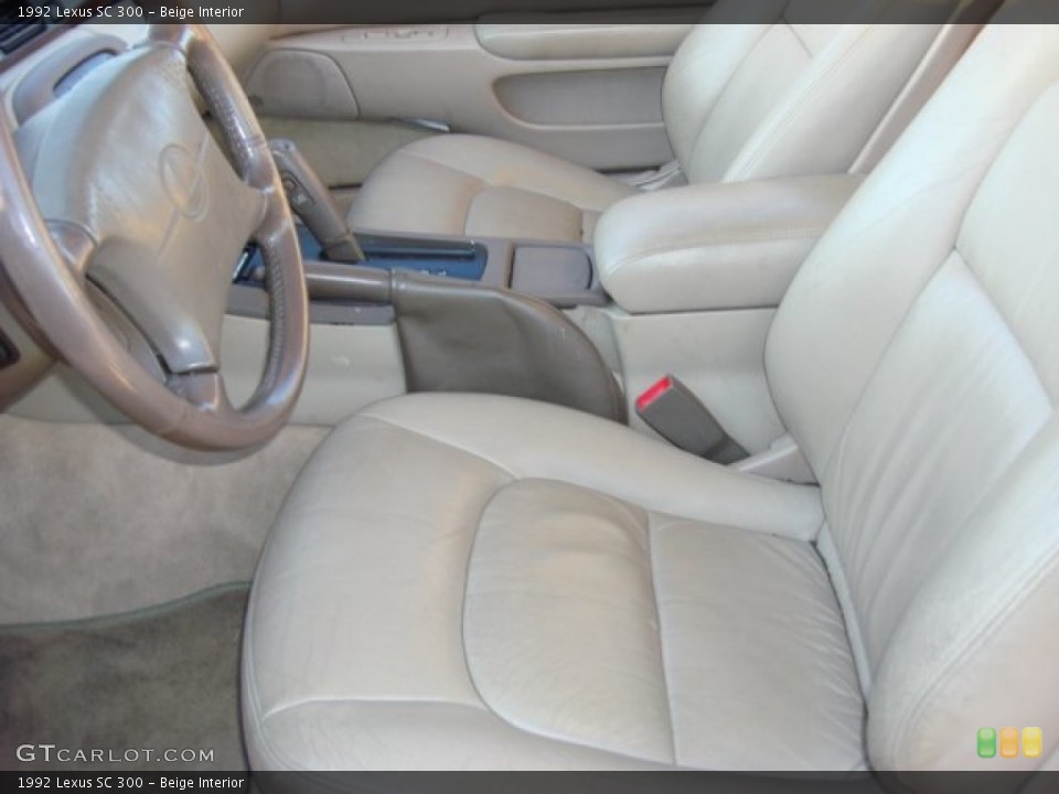 Beige Interior Photo for the 1992 Lexus SC 300 #58869972
