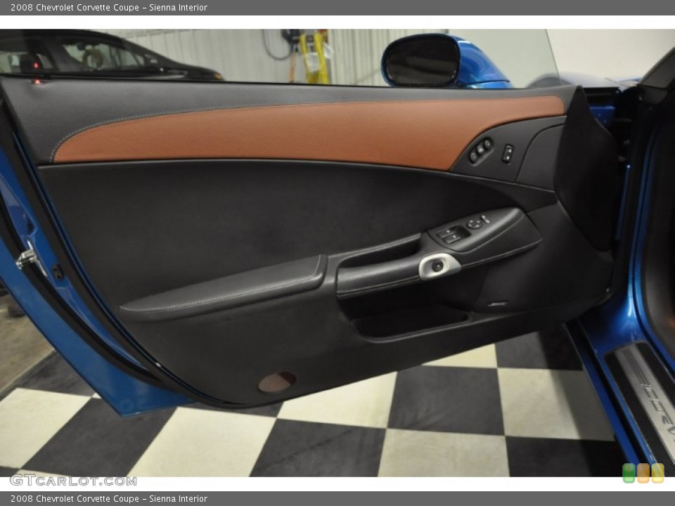Sienna Interior Door Panel for the 2008 Chevrolet Corvette Coupe #58871218