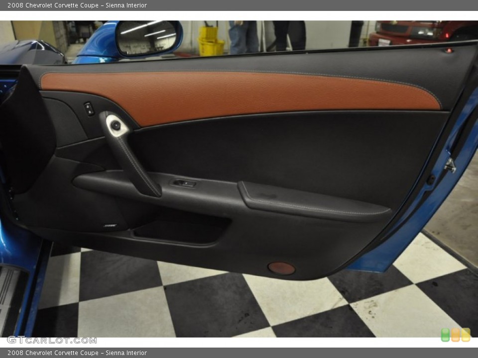 Sienna Interior Door Panel for the 2008 Chevrolet Corvette Coupe #58871404