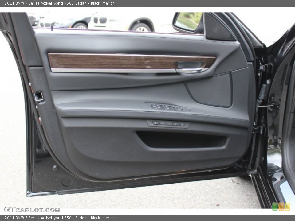 Black Interior Door Panel for the 2011 BMW 7 Series ActiveHybrid 750Li Sedan #58872843