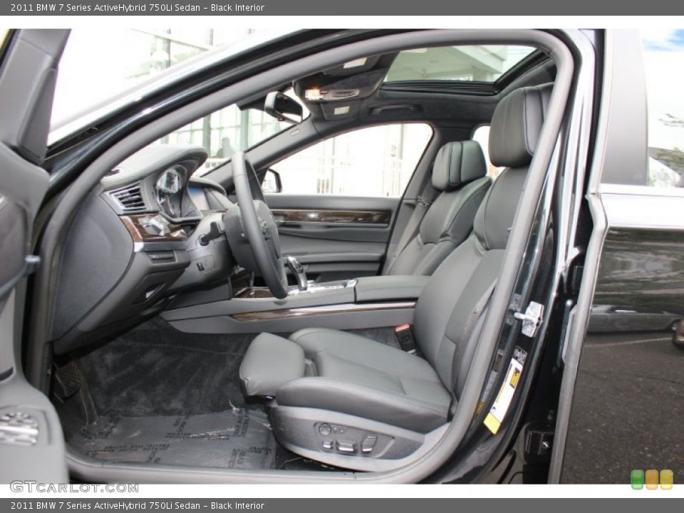 Black Interior Photo for the 2011 BMW 7 Series ActiveHybrid 750Li Sedan #58872861