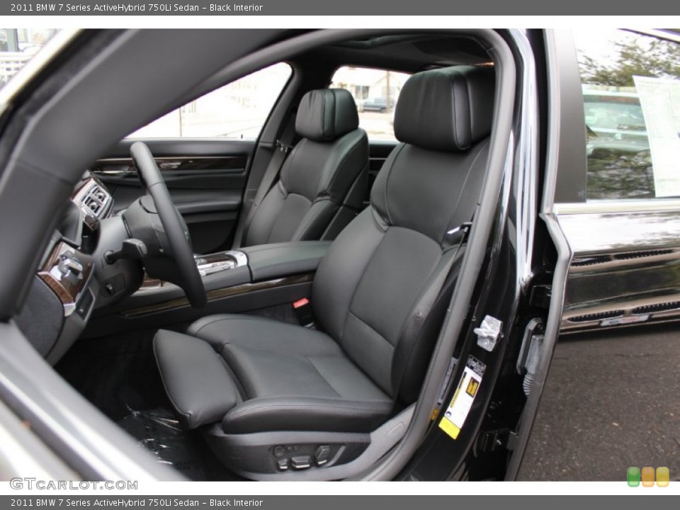 Black Interior Photo for the 2011 BMW 7 Series ActiveHybrid 750Li Sedan #58872870