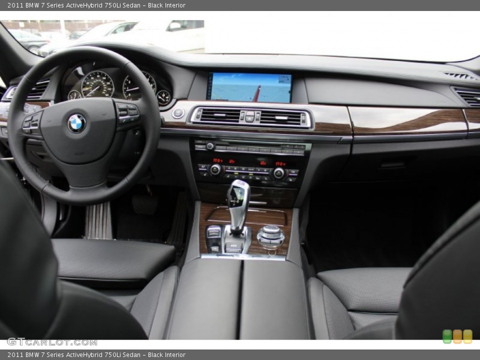 Black Interior Dashboard for the 2011 BMW 7 Series ActiveHybrid 750Li Sedan #58872879