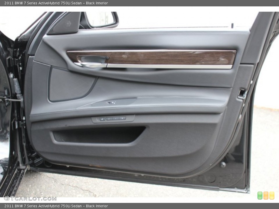 Black Interior Door Panel for the 2011 BMW 7 Series ActiveHybrid 750Li Sedan #58872987
