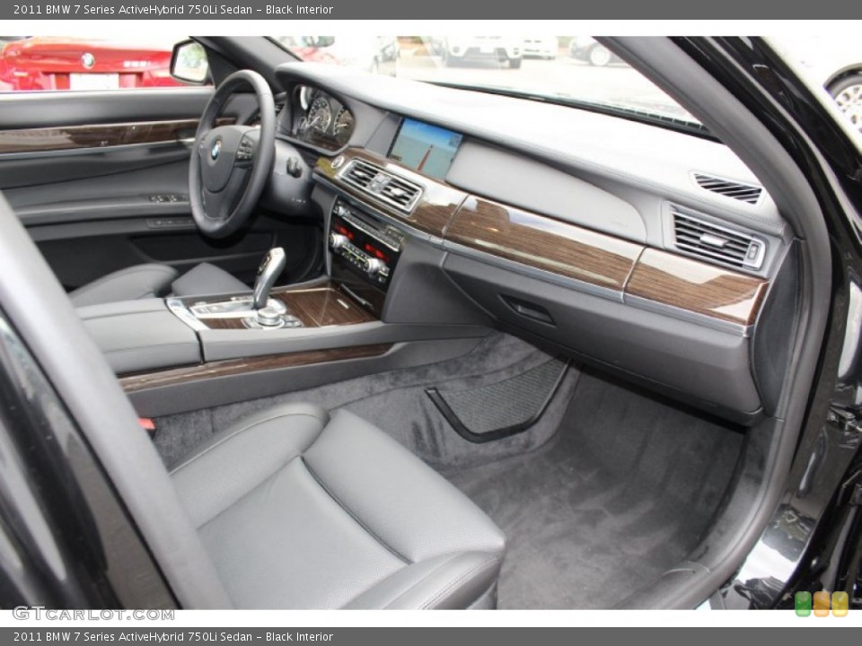 Black Interior Dashboard for the 2011 BMW 7 Series ActiveHybrid 750Li Sedan #58872999