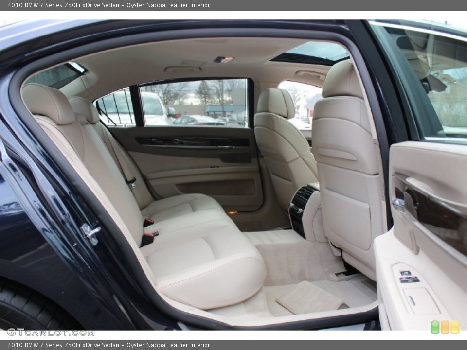 Oyster Nappa Leather Interior Photo for the 2010 BMW 7 Series 750Li xDrive Sedan #58874151