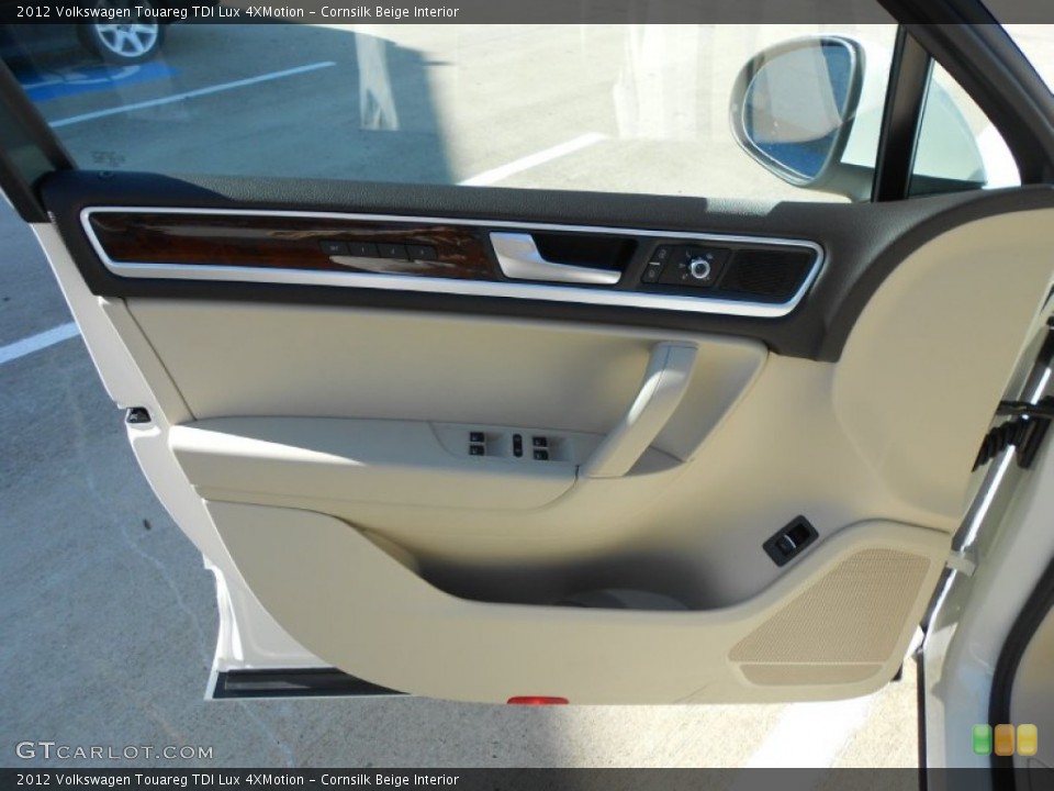 Cornsilk Beige Interior Door Panel for the 2012 Volkswagen Touareg TDI Lux 4XMotion #58876122