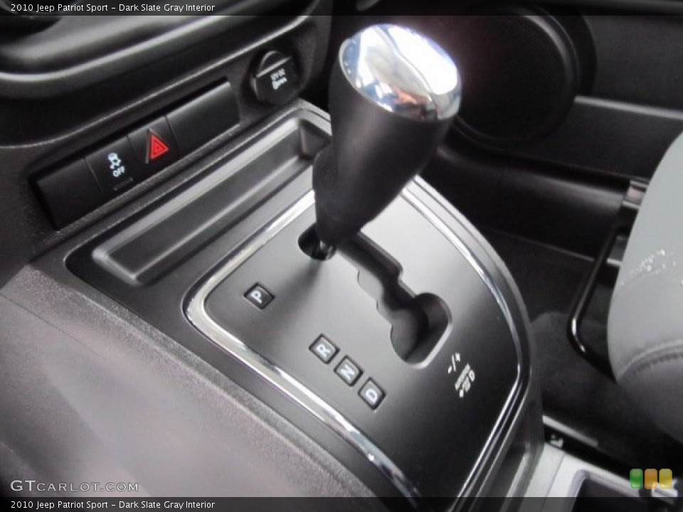 Dark Slate Gray Interior Transmission for the 2010 Jeep Patriot Sport #58876160
