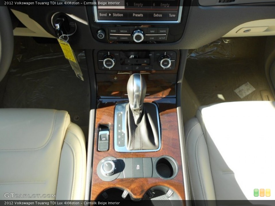 Cornsilk Beige Interior Transmission for the 2012 Volkswagen Touareg TDI Lux 4XMotion #58876197