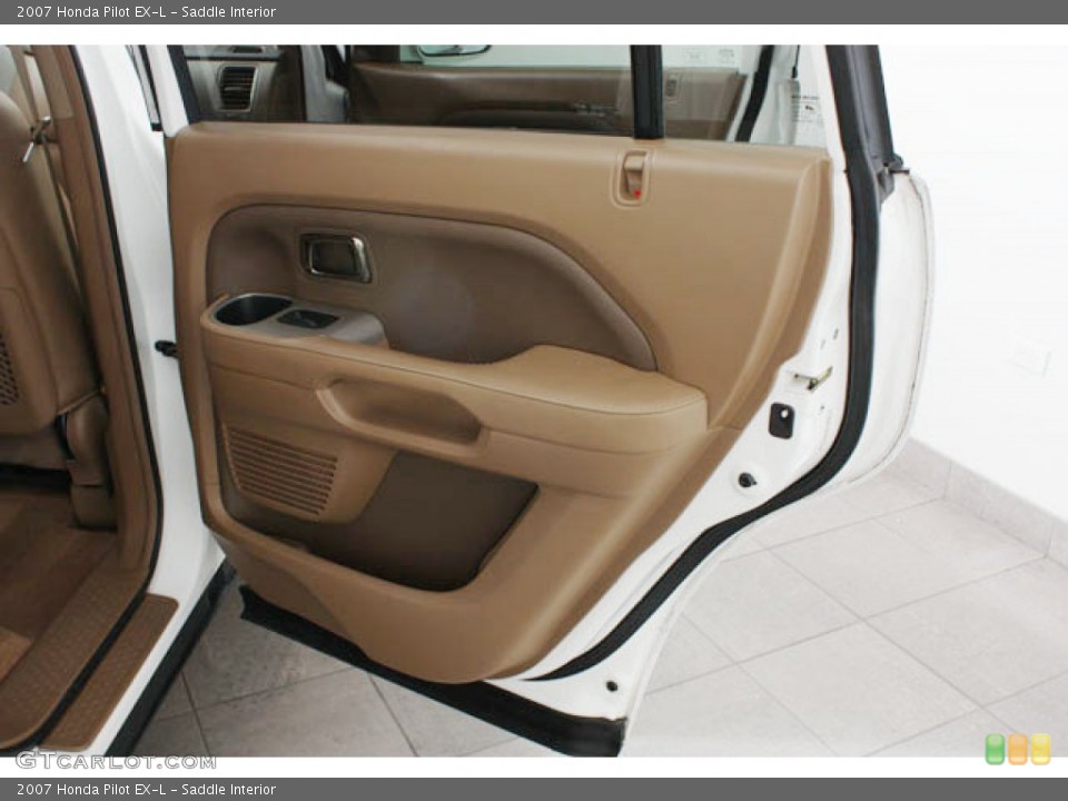 Saddle Interior Door Panel for the 2007 Honda Pilot EX-L #58877901